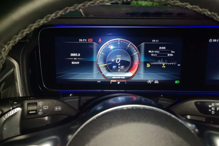 Used Mercedes-Benz G-Class AMG 2019 Facelifted AMG G 63 Odometer Close Up