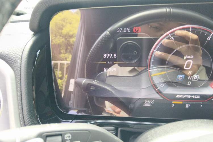 Used Mercedes-Benz G-Class AMG 2019 AMG G 63 Odometer Close Up