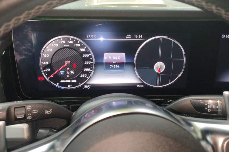 Used Mercedes-Benz G-Class AMG 2019 Facelifted AMG G 63 Odometer Close Up