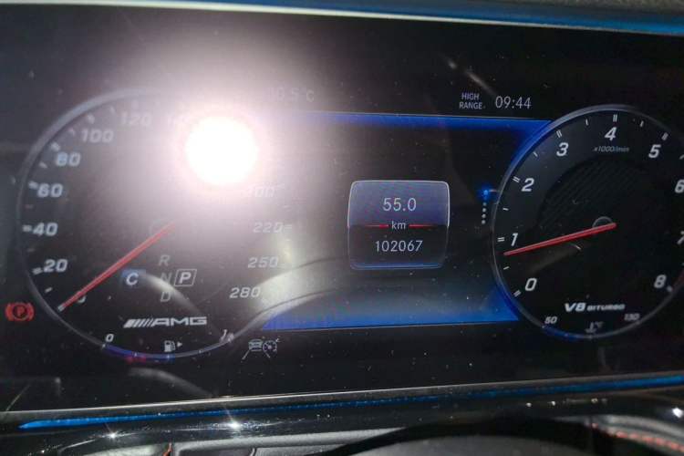 Used Mercedes-Benz G-Class AMG 2019 AMG G 63 First Edition Special Edition Odometer Close Up
