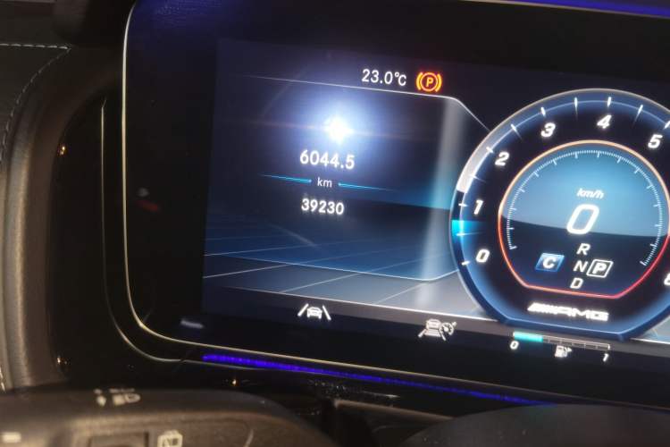 Used Mercedes-Benz G-Class AMG 2021 AMG G 63 Odometer Close Up