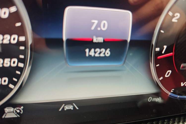 Used Mercedes-Benz G-Class AMG 2021 AMG G 63 Odometer Close Up