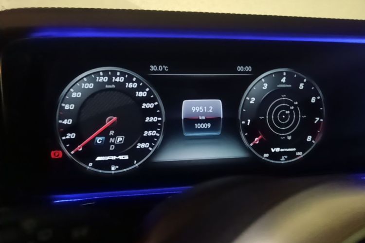 Used Mercedes-Benz G-Class AMG 2021 AMG G 63 Odometer Close Up