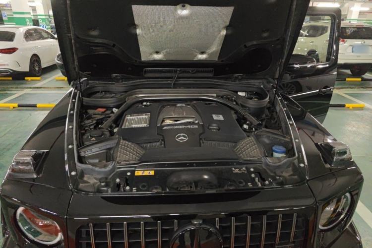 Used Mercedes-Benz G-Class AMG 2022 AMG G 63 55th Anniversary Edition Engine Bay