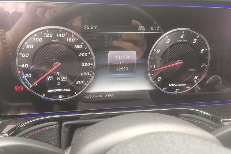 Used Mercedes-Benz G-Class AMG 2022 AMG G 63 Odometer Close Up