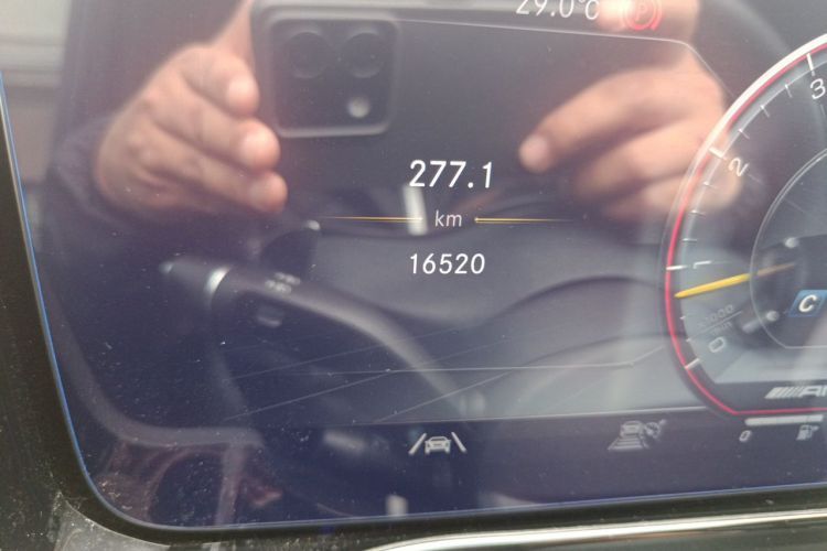 Used Mercedes-Benz G-Class AMG 2022 AMG G 63 Odometer Close Up