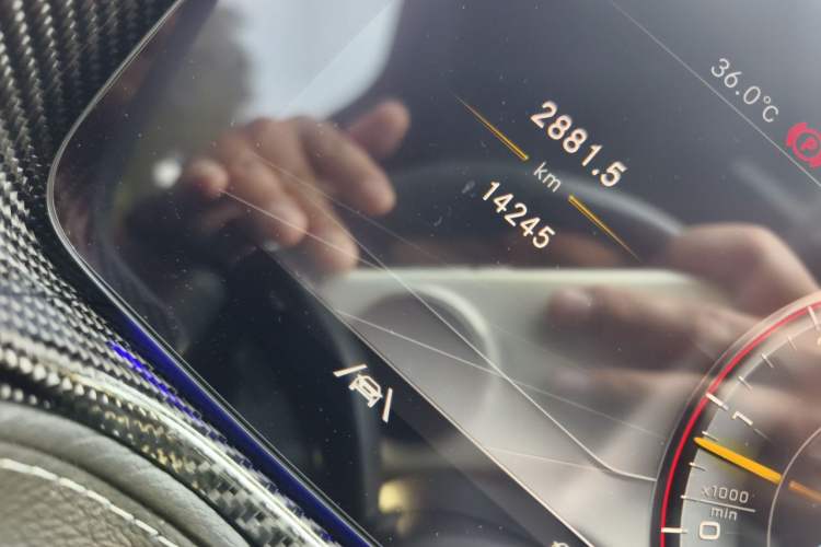 Used Mercedes-Benz G-Class AMG 2022 AMG G 63 Odometer Close Up