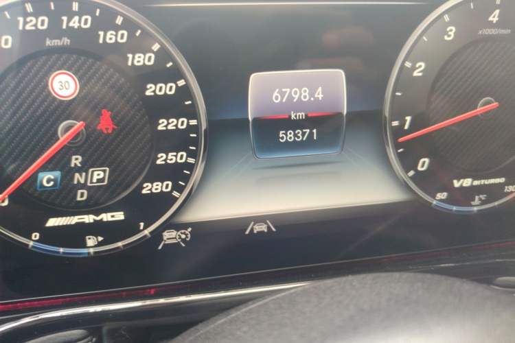 Used Mercedes-Benz G-Class AMG 2023 AMG G 63 Odometer Close Up