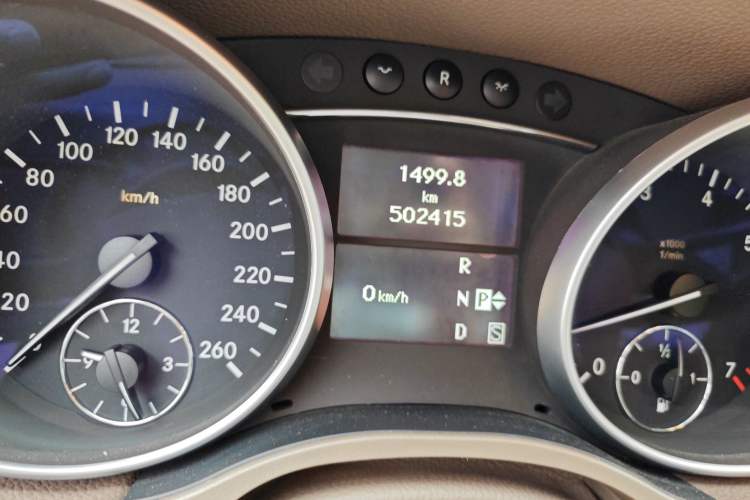 Used Mercedes-Benz GL-Class 2008 GL 450 4MATIC Prestige Edition Odometer Close Up