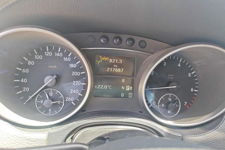 Used Mercedes-Benz GL-Class 2008 GL 450 4MATIC Prestige Edition Odometer Close Up