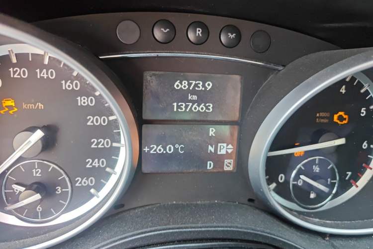 Used Mercedes-Benz GL-Class 2011 GL 450 Prestige Grand Edition Odometer Close Up