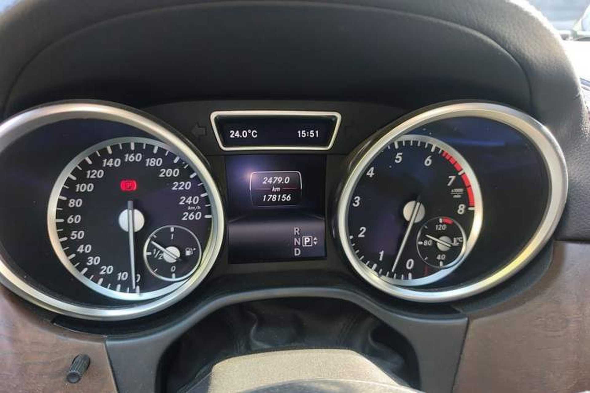 Used Mercedes-Benz GL-Class 2013 GL 500 4MATIC Odometer Close Up