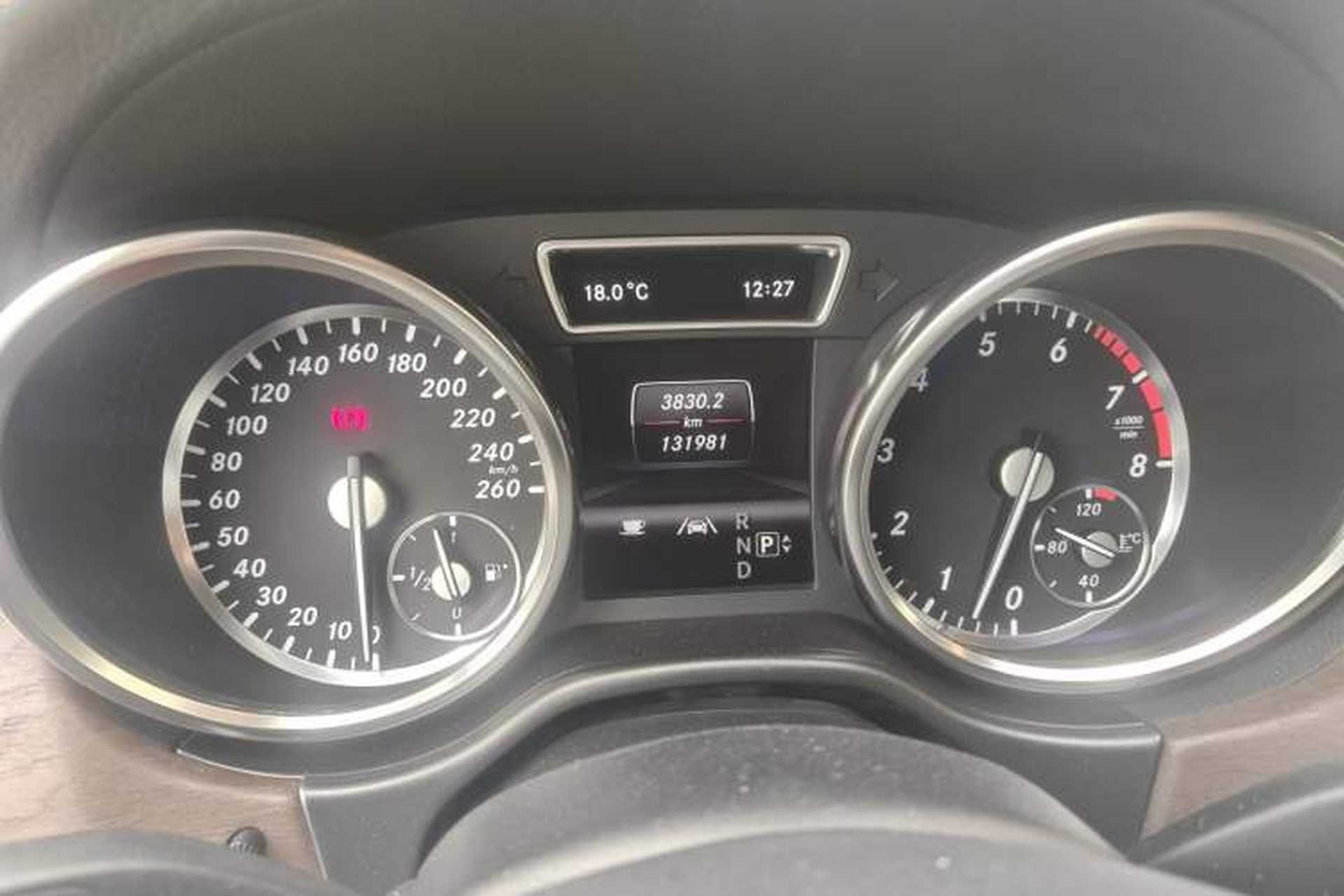 Used Mercedes-Benz GL-Class 2013 GL 500 4MATIC Odometer Close Up
