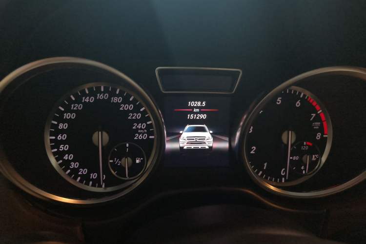 Used Mercedes-Benz GL-Class 2013 GL 500 4MATIC Odometer Close Up