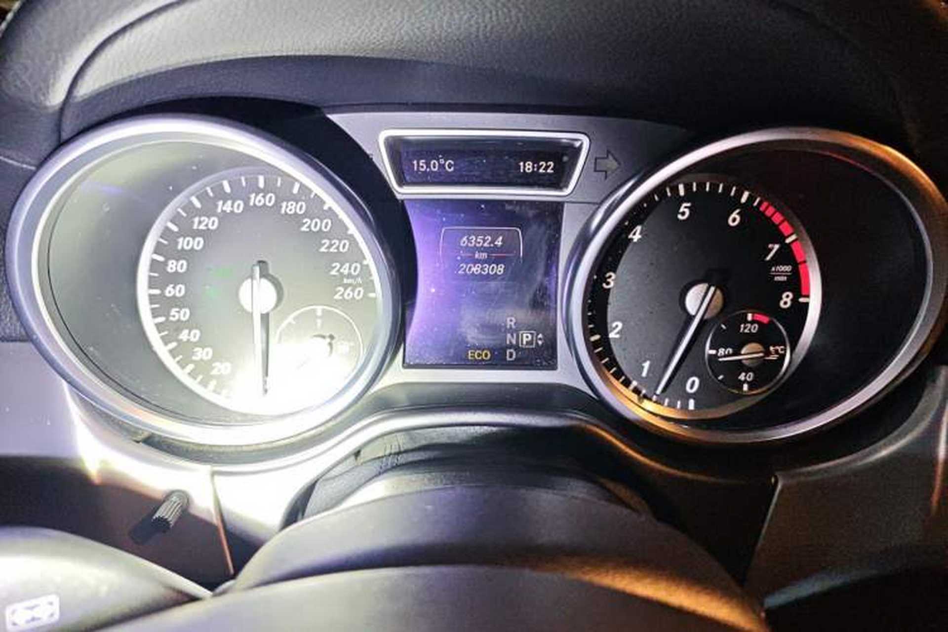 Used Mercedes-Benz GL-Class 2014 GL 400 4MATIC Dynamic Model Odometer Close Up