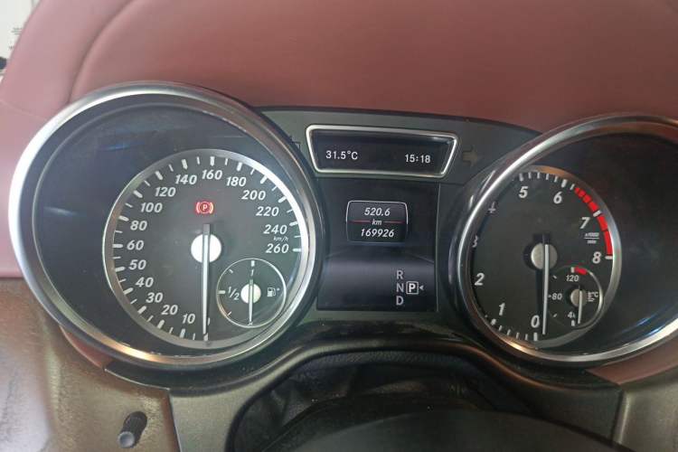 Used Mercedes-Benz GL-Class 2014 GL 400 4MATIC Dynamic Model Odometer Close Up