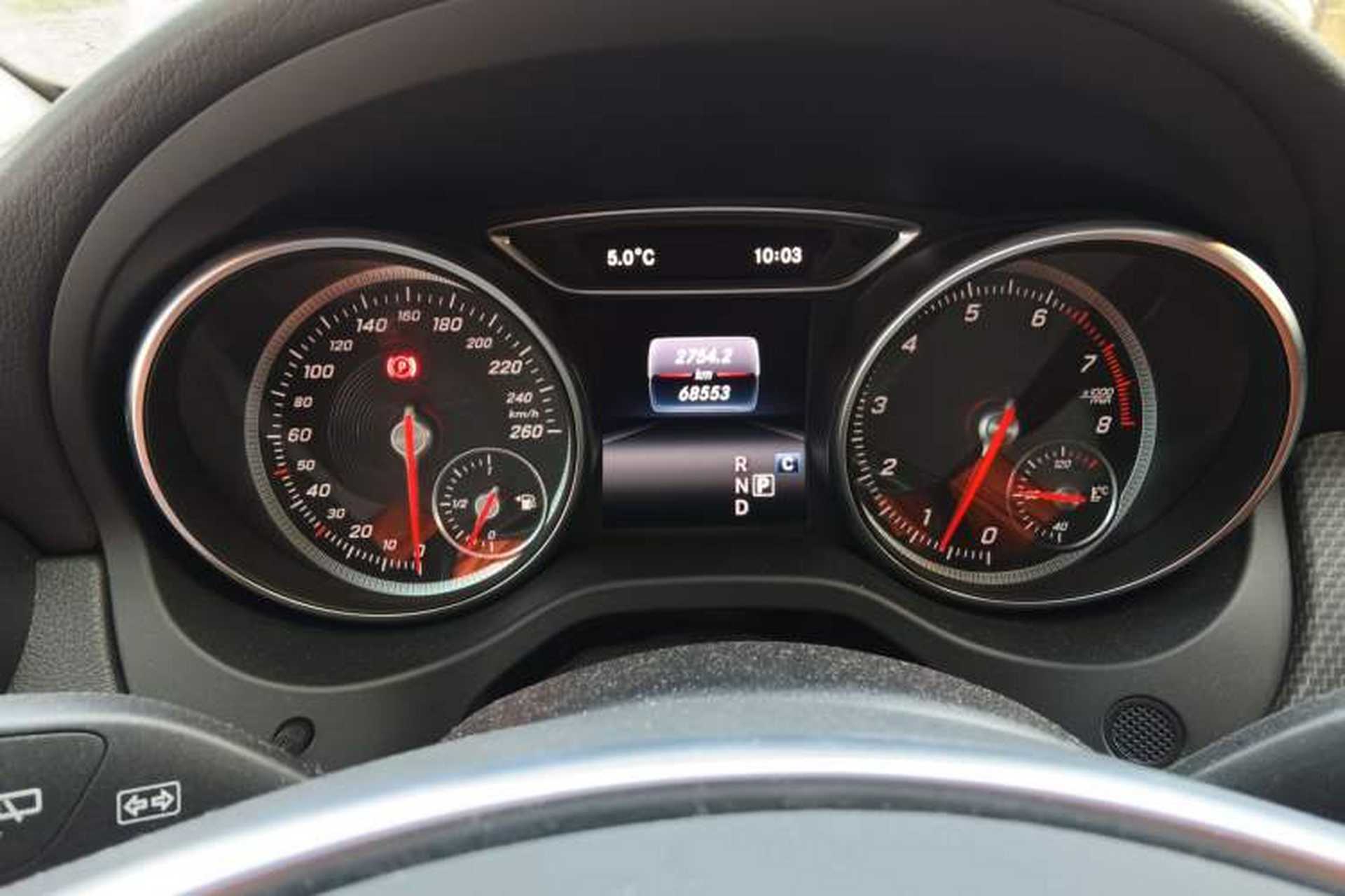 Used Mercedes-Benz GLA 2018 GLA 200 Sport Edition Odometer Close Up