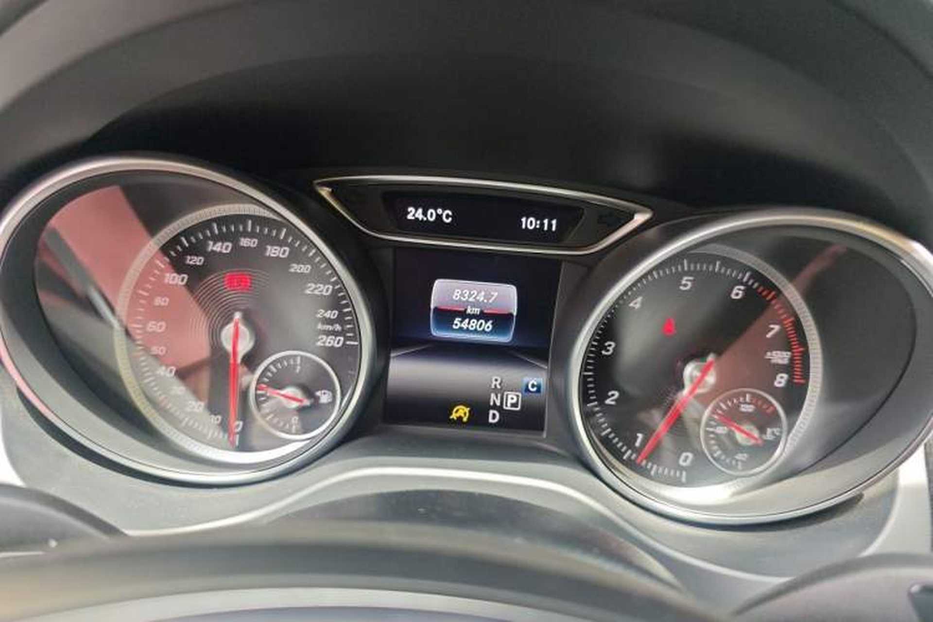 Used Mercedes-Benz GLA 2018 GLA 200 Sport Edition Odometer Close Up
