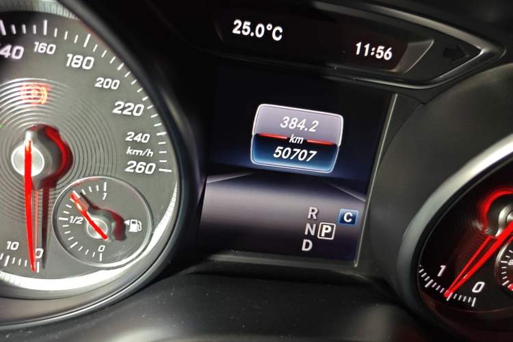 Used Mercedes-Benz GLA 2019 GLA 200 Dynamic Edition Odometer Close Up