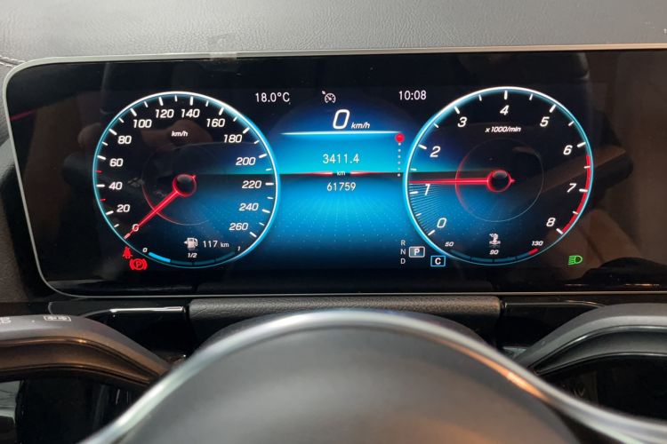 Used Mercedes-Benz GLA 2020 GLA 200 Odometer Close Up