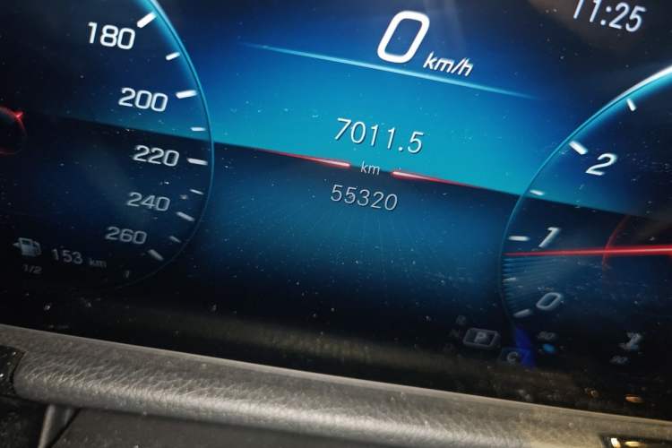 Used Mercedes-Benz GLA 2020 GLA 200 Odometer Close Up