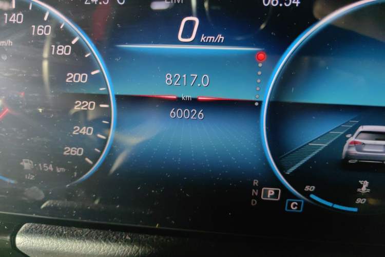 Used Mercedes-Benz GLA 2020 GLA 200 Odometer Close Up