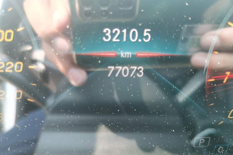 Used Mercedes-Benz GLA 2020 GLA 200 Odometer Close Up