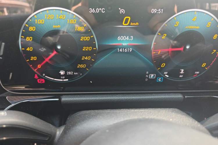 Used Mercedes-Benz GLA 2020 GLA 200 Odometer Close Up