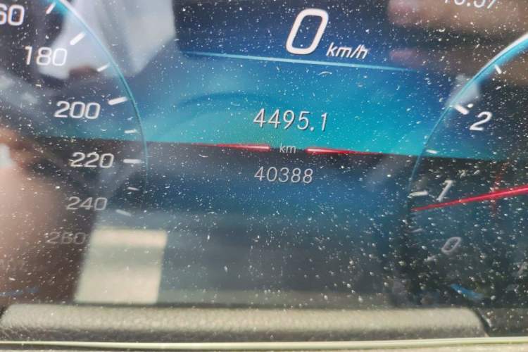 Used Mercedes-Benz GLA 2020 GLA 200 Odometer Close Up