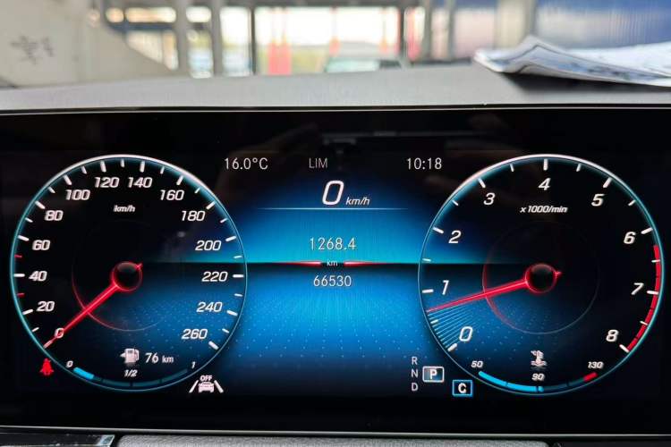 Used Mercedes-Benz GLA 2022 GLA 220 Odometer Close Up