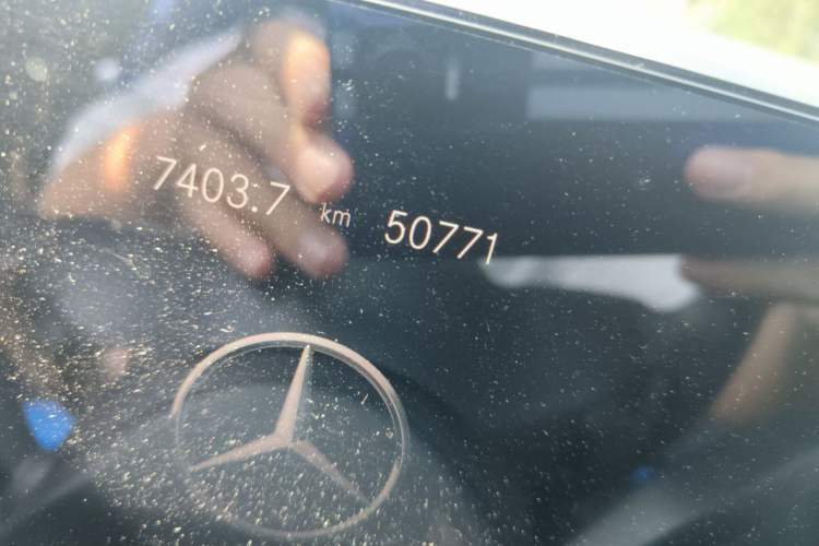 Used Mercedes-Benz GLA 2022 GLA 200 Odometer Close Up