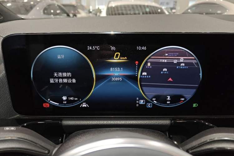 Used Mercedes-Benz GLA 2022 GLA 220 4MATIC Odometer Close Up