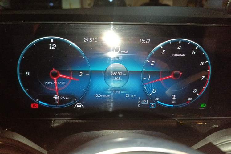 Used Mercedes-Benz GLA 2022 GLA 220 Odometer Close Up
