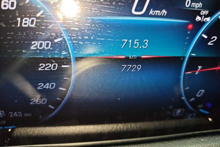 Used Mercedes-Benz GLA 2023 GLA 220 Odometer Close Up