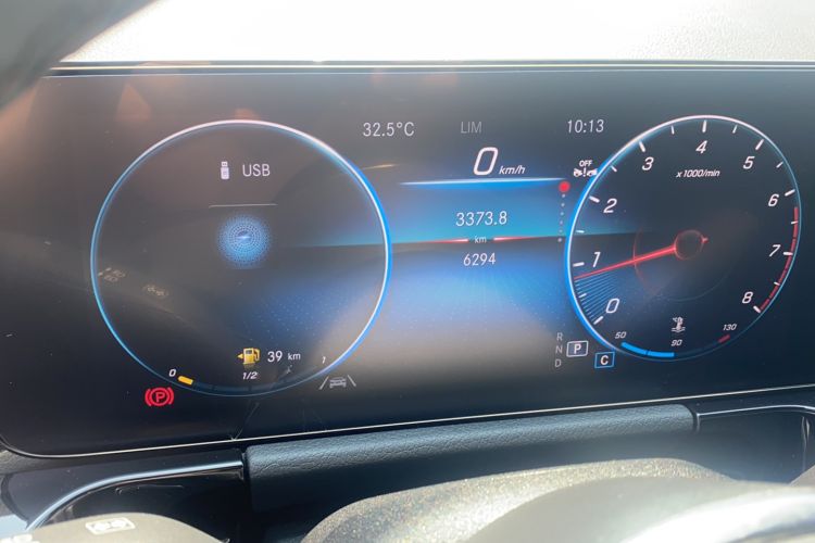 Used Mercedes-Benz GLA 2023 GLA 200 Odometer Close Up