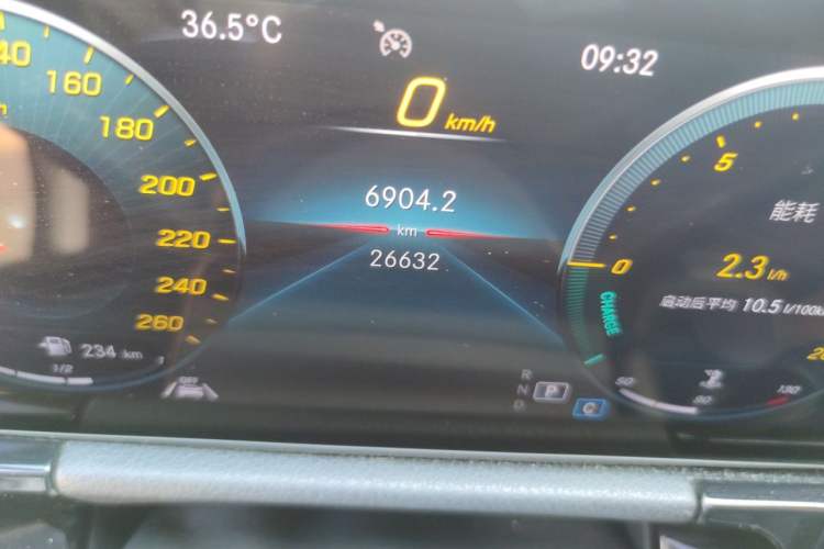 Used Mercedes-Benz GLA 2023 GLA 200 Odometer Close Up