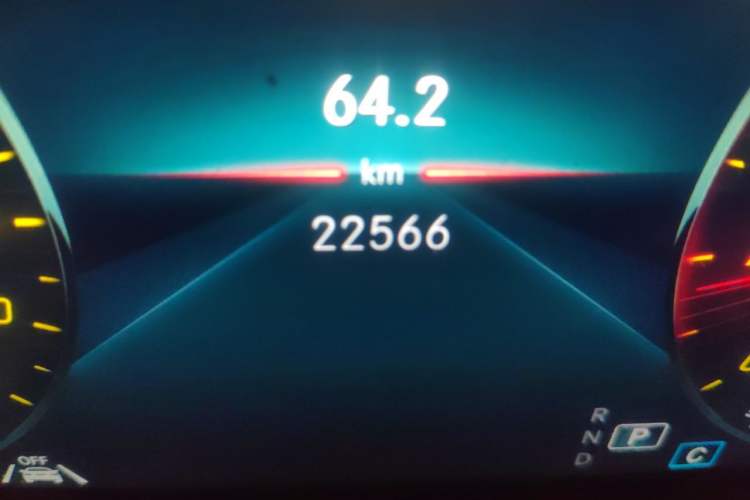 Used Mercedes-Benz GLA 2023 GLA 200 Odometer Close Up