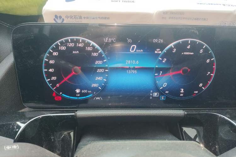 Used Mercedes-Benz GLA 2023 GLA 200 Odometer Close Up