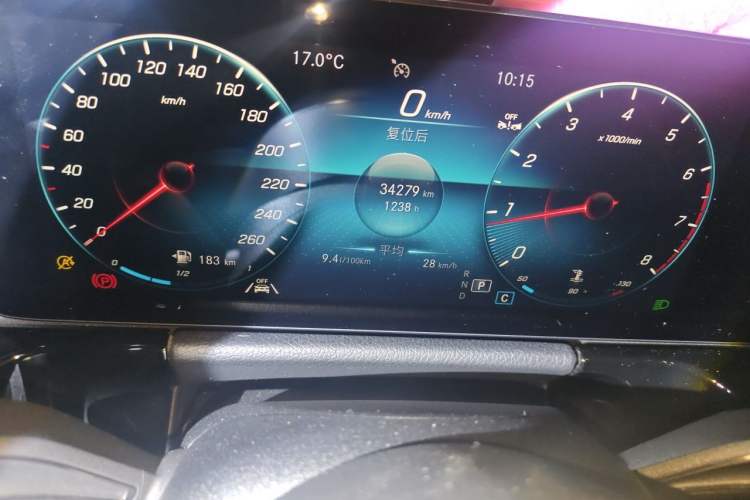 Used Mercedes-Benz GLA 2023 GLA 200 Odometer Close Up