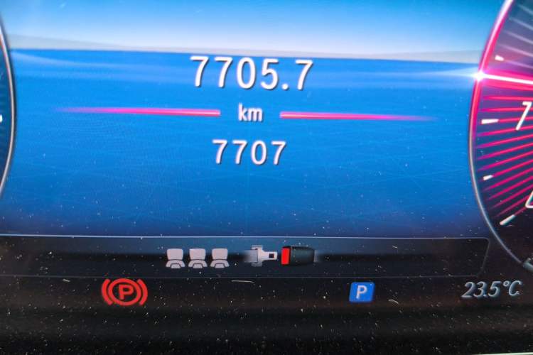Used Mercedes-Benz GLA 2024 GLA 220 Odometer Close Up