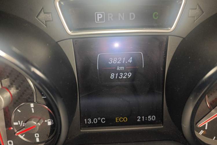 Used Mercedes-Benz GLA AMG 2015 AMG GLA 45 4MATIC Odometer Close Up