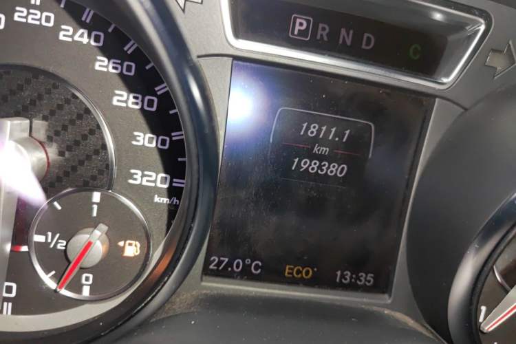 Used Mercedes-Benz GLA AMG 2015 AMG GLA 45 4MATIC Odometer Close Up