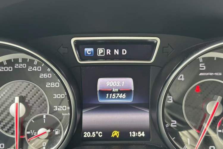 Used Mercedes-Benz GLA AMG 2015 AMG GLA 45 4MATIC Odometer Close Up