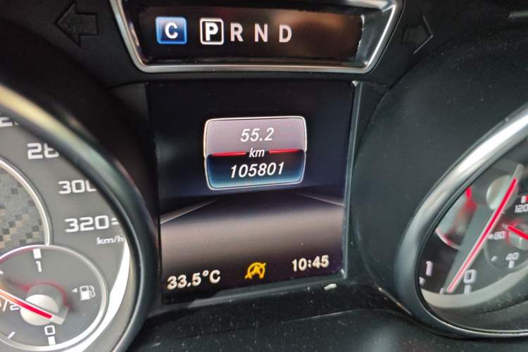 Used Mercedes-Benz GLA AMG 2016 AMG GLA 45 4MATIC Odometer Close Up