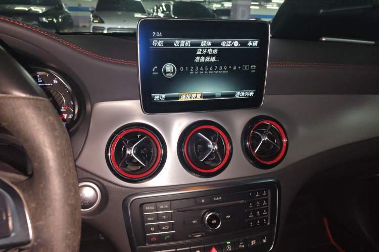 Used Mercedes-Benz GLA AMG 2016 AMG GLA 45 4MATIC Audio And AC Panel