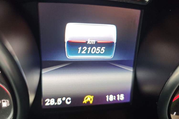 Used Mercedes-Benz GLA AMG 2016 AMG GLA 45 4MATIC Odometer Close Up