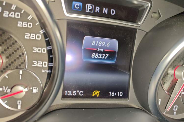 Used Mercedes-Benz GLA AMG 2016 AMG GLA 45 4MATIC Odometer Close Up