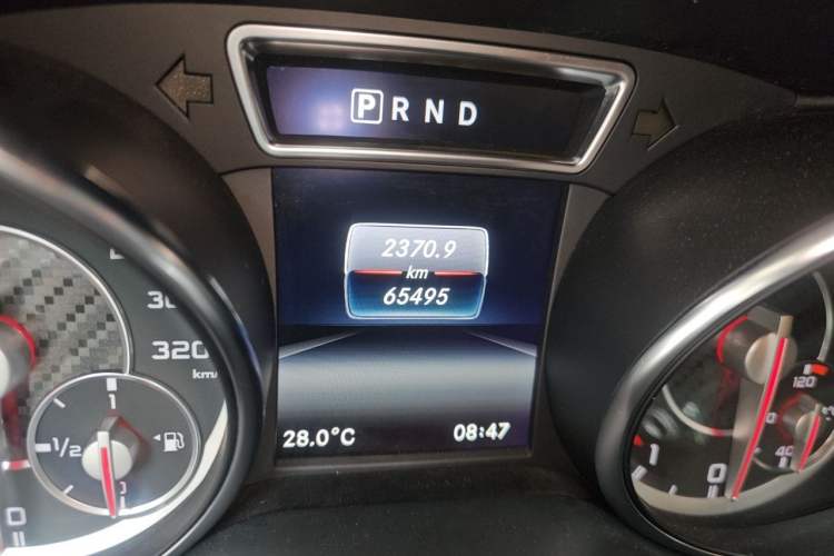 Used Mercedes-Benz GLA AMG 2016 AMG GLA 45 4MATIC Odometer Close Up