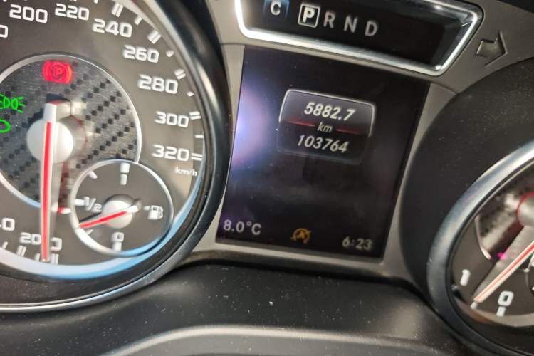 Used Mercedes-Benz GLA AMG 2016 AMG GLA 45 4MATIC Odometer Close Up