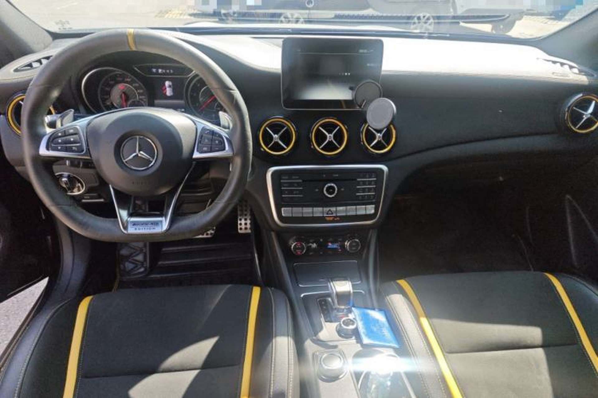 Used Mercedes-Benz GLA AMG 2017 AMG GLA 45 4MATIC Night Thunder Limited Edition Center Console